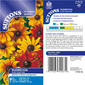 Rudbeckia Rustic Dwarf Mix